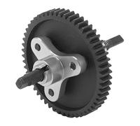 SPYMINNPOO Attrezzatura da Spur da 54t Frizione da Gocce Completa, Gruppo Differenziale in Acciaio in Alluminio Parti di Aggiornamento delle Auto RC per Barra 1/10 Auto RC (Silver)