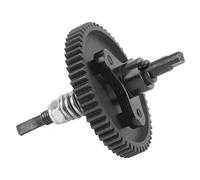 SPYMINNPOO Attrezzatura da Spur da 54t Frizione da Gocce Completa, Gruppo Differenziale in Acciaio in Alluminio Parti di Aggiornamento delle Auto RC per Barra 1/10 Auto RC (Black)