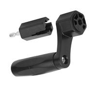 SPYMINNPOO Avvolgicorde Portatile per Chitarra Nera, Strumento di Cambio Rapido con Rimozione Perno del Ponte per Appassionati di Musica, Materiale ABS