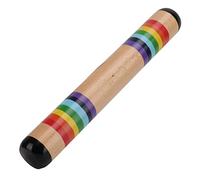 SPYMINNPOO Bastone della Pioggia in Legno, Giocattolo per Bambini in Legno Naturale con Aspetto Colorato per la Prima Educazione, Strumento Musicale a Percussione Orff da 35 Cm