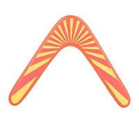 SPYMINNPOO Boomerang in Legno a Forma di V, Giocattolo Sportivo Classico All'aperto, Realizzato in Materiale di Legno, Adatto per attività All'aperto