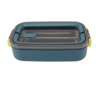 SPYMINNPOO Box, Contenitore per Alimenti per il Pranzo, a Tenuta Stagna, in Acciaio Inossidabile, Isolato, per Studenti, Ufficio Scolastico, capacità 700 Ml, Adatto Al Microonde, Scomparti Separati