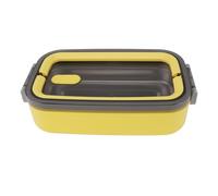 SPYMINNPOO Box, Contenitore per Alimenti per il Pranzo, a Tenuta Stagna, in Acciaio Inossidabile, Isolato, per Studenti, Ufficio Scolastico, capacità 700 Ml, Adatto Al Microonde, Scomparti Separati