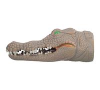 SPYMINNPOO Burattino di Coccodrillo, Burattino Realistico Dipinto a Mano Durevole per Bambini, Giocattolo di Gioco di Ruolo con Animali per L'apprendimento Interattivo, Materiale in PVC