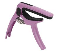 SPYMINNPOO Capotasto Universale per Chitarra in Metallo con Porta Plettro, Adatto per Chitarra Elettrica, Basso e Ukulele, Resistente e Facile da Usare (Macaron-viola)