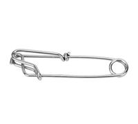 SPYMINNPOO Clip a Scatto a Linea Lunga, 10 Pezzi Ganci per Rami con Palangari in Acciaio Inossidabile Clip a Scatto Morsetto per Tonno Attrezzatura da Pesca 2.6X100mm per la Pesca