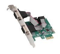 SPYMINNPOO Convertitore per Schede PCI PCI Express con Porte Seriali 2pccs DB9, Buffer FIFO da 16 Byte, per la Configurazione del Networking per Computer