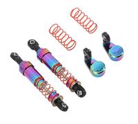 SPYMINNPOO Coppia di Kit di Shock RC 95 Mm, Olio in Lega di Alluminio Smorzatore di Auto Strada Smorzata, Tappi Offset e Molle Offset