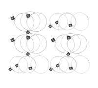 SPYMINNPOO Corde per Chitarra Classica, Set da 3 Pezzi di Ricambio in Nylon Placcato Argento con Tono Stabile, per Accessori per Chitarra Classica (NX35)