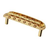 SPYMINNPOO Cordiera a Ponte in Metallo per Chitarra Elettrica per Jazzmaster, Accordatura Accurata, Facile Installazione per Chitarre Elettriche, Materiale Robusto per un Uso a Lungo Termine (GOLD)