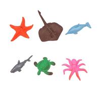 SPYMINNPOO Creature Marine Che Crescono Nell'acqua, Giocattolo Realistico Espandibile per Bambini, Giocattolo Educativo Antistress per Ragazzi e Ragazze, 6 Pezzi di Giocattoli per la Crescita