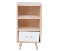 SPYMINNPOO Credenza per Casa delle Bambole Mini Mobili Modellazione Ad Alta Simulazione per la Decorazione della Casa delle Bambole Ideale per Bambini Armadietto in Legno 1:12 Accessorio per
