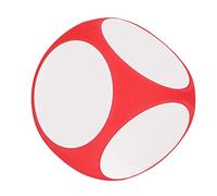 SPYMINNPOO Cubi Vuoti Pulibili per Insegnare e Apprendere la Matematica, Colori Vivaci, Riutilizzabili, 10 Cm, per Insegnanti e Studenti (rosso)