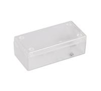 SPYMINNPOO Custodia di Protezione Nera Alta per, Guscio di Graffio, Pieno Accesso Agli Ordini, per Progetti Fai -da -te, Plastica Dura (Trasparente)