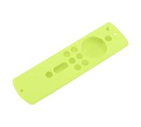 SPYMINNPOO Custodia Protettiva in Silicone Antiurto per Telecomando Fire TV Stick 2018 per Bambini, Custodia Resistente Sulla Pelle per Telecomando Fire TV Stick 4K 2018, Nera (verde fluorescente)