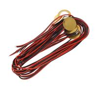 SPYMINNPOO Dischi Piezoelettrici per Trigger Batteria in Ottone per Chitarra con Filo, Trasduttore Pickup Piezoelettrico Durevole, Set di 12 Dischi Piezoelettrici da 27 Mm per Musicisti