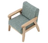 SPYMINNPOO Divano per Casa delle Bambole in Miniatura, Poltrona Divano in Stile Tradizionale Giapponese per Casa delle Bambole in Scala 1:12, Materiale in Legno di Paulownia Sicuro e Non Tossico