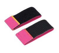 SPYMINNPOO Fasce per Ginnastica per dei Piedi, Attrezzatura Portatile e Confortevole per Esercitarsi nella Danza, 2 Pezzi (Rosa Rossa)