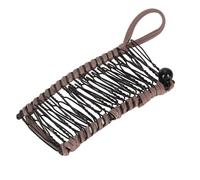 SPYMINNPOO Fermagli per Capelli a Banana Elastici Alla Moda da 2 Pezzi per Capelli Sani a Strati, Adatti a Tutte le età a Casa e in Ufficio (GREY)