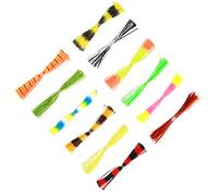 SPYMINNPOO Giocattoli di Esca Morbido in Silicone per Spinnerbaits Lere Fai Da Te Accessorio da Pesca Luminoso per Fare Loro Esche, 600 Fili