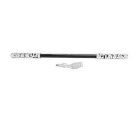 SPYMINNPOO Giocattolo Jingu Bang, Bastone Luminoso Retrattile Estensibile con Riconoscimento Vocale e Rilevamento del Respiro per Gli Appassionati di Gioco (Oro Bianco)