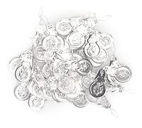 SPYMINNPOO Infila Ago Fai-da-te Strumento da Cucito Resistente e Durevole per la Creazione di Gioielli, Riparazione di Vestiti 100 Pezzi in Alluminio (alluminio)