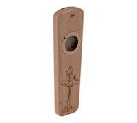 SPYMINNPOO Kazoo in Legno Fatto a Mano, Strumento Facile da Suonare per Principianti, Compagno di Chitarra Kazoo in Legno Portatile, Flauto da Ascoltare Sempre e Ovunque (Noce)