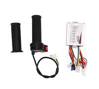SPYMINNPOO Kit Controller Bici 12V 500W Testina a Colori Sensibile Motore CC Regolatore Spazzolato Acceleratore a Tre velocità Manopole Set Kit Controller velocità Motore Scooter Ebike per