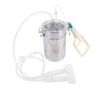 SPYMINNPOO Kit di Mungitura Portatile per Mungitrice Manuale con Bottiglia in Acciaio Inossidabile da 2 Litri per Risparmio di Sforzo per Azienda Lattiero-casearia