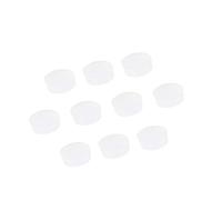 SPYMINNPOO Kit di ricambio per tappo per foro flauto, materiale in gomma morbida per un'installazione semplice, 10 pezzi bianco CF98 (trasparente CF99)