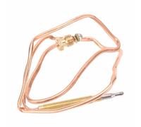 SPYMINNPOO Kit Termocoppia a Gas, Kit di Sostituzione Camino Termocoppia per Stufa a Gas con Dadi Adattatori per Apparecchi di Riscaldamento per Stufa a Gas (60 cm)