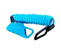 SPYMINNPOO Lucchetto per Cavo per Casco K2N, Robusta Struttura in Lega, Lucchetto per Bici Retrattile, Ideale per Bagagli e Ciclismo (BLUE)