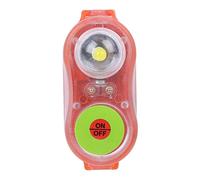 SPYMINNPOO Luce Stroboscopica per Giubbotto di Salvataggio, LED al Litio con Acqua di Mare, Autoilluminazione, Torcia Salvavita, Lampada per Attirare la Luce per Giubbotto di Sopravvivenza (Arancia)