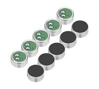 SPYMINNPOO Microfono Elettrete Argento, Forte applicabilità per Microfoni Piccoli, Accessori da 10 Pezzi