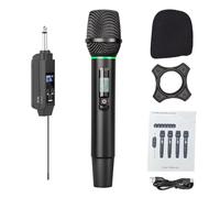 SPYMINNPOO Microfono Portatile, di Microfono con Microfono Portatile, Microfono di Karaoke Ricaricabile per Cantare la Festa di Nozze (1 microfono con 1 ricevitore)