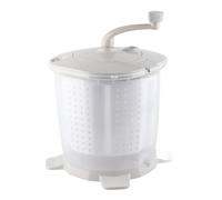 SPYMINNPOO Mini Lavatrice Portatile a Funzionamento Manuale Efficiente Lavatrice per Biancheria Intima per Dormitorio Domestico Grigio