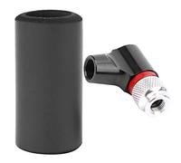 SPYMINNPOO Mini Pompa per Pneumatici Portatile per Gonfiatore a CO2 in Lega di Alluminio per Valvole Presta/Gonfiaggio Rapido per Ciclisti Lega di Alluminio (BLACK)