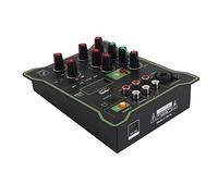 SPYMINNPOO Mixer di Linea a 5 Canali, Mini Mixer Audio con Effetto di Riverbero USB Bluetooth per Telefoni Cellulari Computer Piccolo Club o Bar