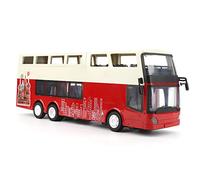 SPYMINNPOO Modello di Autobus Ricaricabile per Autobus Turistico a Due Piani con Telecomando in Scala 1:18 con Simpatici Adesivi Nonridingtoyvehicle Stampo Per Nonridingtoyvehicle Stampo Per Auto