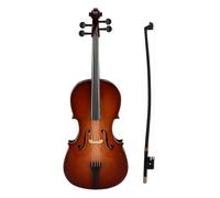 SPYMINNPOO Modello di Mini Violoncello in Legno con Supporto, Decorazioni per Strumenti a 4 Corde, Ornamento di Esposizioni Artigianali per Casa e Ufficio (18 cm)