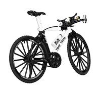 SPYMINNPOO Modello di Mountain Bike Mini Finger, Ornamenti per Display da Tavolo, Regali Perfetti per Bambini e Adulti (WHITE)