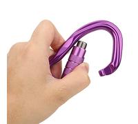 SPYMINNPOO Moschettone da Arrampicata Asimmetrico con Chiusura Automatica in Alluminio Aeronautico 7075, Blocco Principale per Arrampicata su Roccia e Alpinismo, Resistenza Agli Urti di 2300 Kg