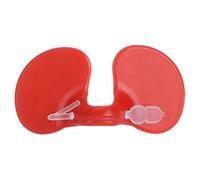 SPYMINNPOO Occhiali Antibeccaggio Durevoli per Paraocchi per Polli da 500 Pezzi per Attrezzature per Allevamento di Pollame, Rossi, 2x0,9 Pollici per Varie Razze di Polli, D'