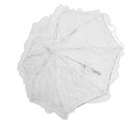 SPYMINNPOO Ombrello da Sposa in Pizzo Ombrello Elegante in Pizzo Dal Design Vintage in per Matrimoni, Fotografie Nuziali, Feste, 1 Pezzo (WHITE)