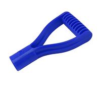 SPYMINNPOO Pala da Manico a Vanga in Plastica Impugnatura a D Sostituzione per Rastrello da Scavo, Facile Installazione per Impugnatura Adatta per Pala Diametro da 3 Cm a 3,2 Cm,2 X 9,5 X 18, per