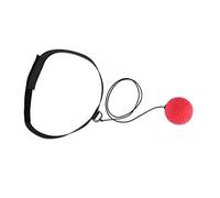 SPYMINNPOO Palla da Combattimento Professionale per Boxe, Corda Elastica, Fascia per la Testa, Allenamento per la Forza, Leggera, Rossa