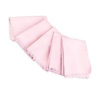 SPYMINNPOO Panno per Pulire il Pianoforte, Panno per Lucidare in Cotone per Chitarra, Violino, Flauto e Altri Strumenti Musicali, Dimensioni più Grandi con Bordo in Tessuto Non Tessuto per (PINK)
