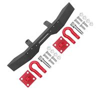 SPYMINNPOO Paraurti Anteriore in Lega di Alluminio Ad Alta Resistenza per Auto RC 1/16, Parti Dalle Prestazioni Stabili, Facile da Installare, Adatto per WPL B14 B16 Q60 Q61, 1,5 Once (BLACK)