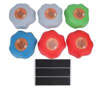 SPYMINNPOO Pietre Miliari da 6 Pezzi per Bambini, Giocattoli Antiscivolo per Allenamento Dell'equilibrio Sensoriale con Cuscinetti per Giochi al Coperto e All'aperto