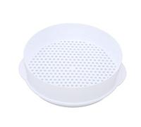 SPYMINNPOO Piroscafo per Microonde in Plastica Piroscafo Riscaldato Durevole per Domestica, Copertura Trasparente Antipolvere, Grande/doppio Strato, PP/plastica, 26,5x16 Cm (Doppio strato medio)